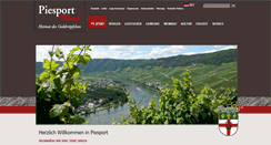 Desktop Screenshot of piesport.de